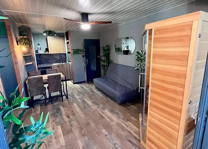 Oasis Tropical Sauna Privé Vue Mer&plage à 100m Apartamento Saint-Hilaire-de-Riez